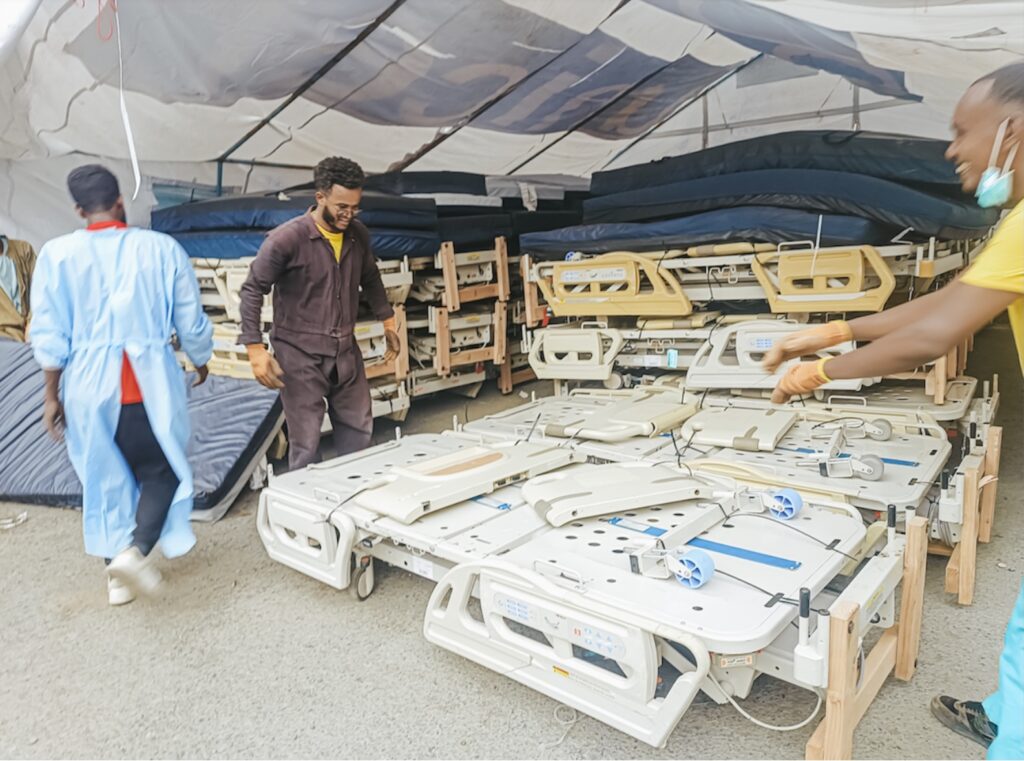 Hilfsgüterlieferung der Aid Pioneers in Tigray